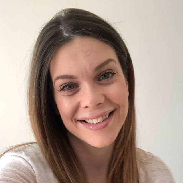 A portrait photograph of Claire Wardle