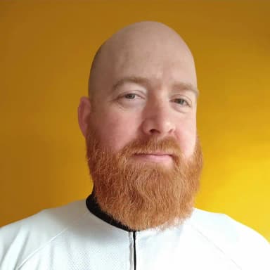 A portrait photograph of David Hush