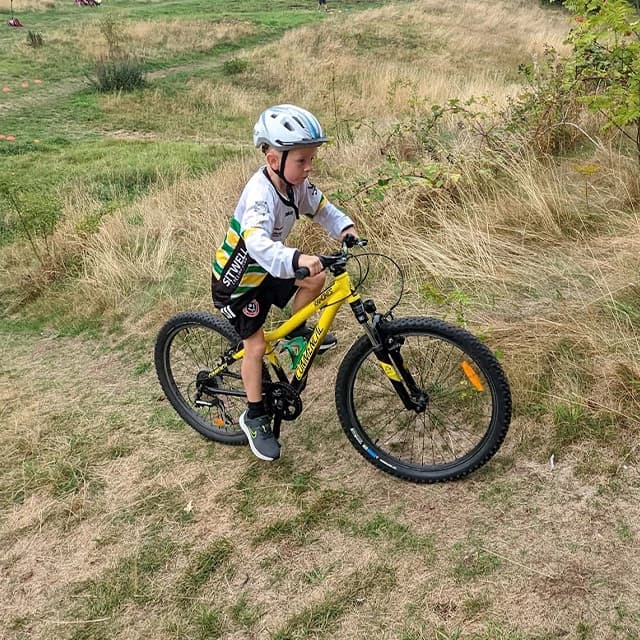 An action shot from a Go-Ride coaching session