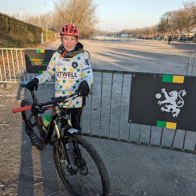 An action shot from a Go-Ride coaching session