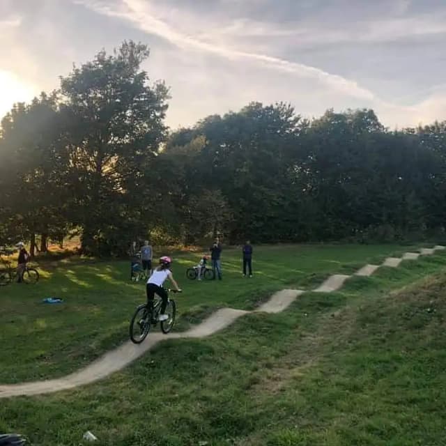 An action shot from a Go-Ride coaching session