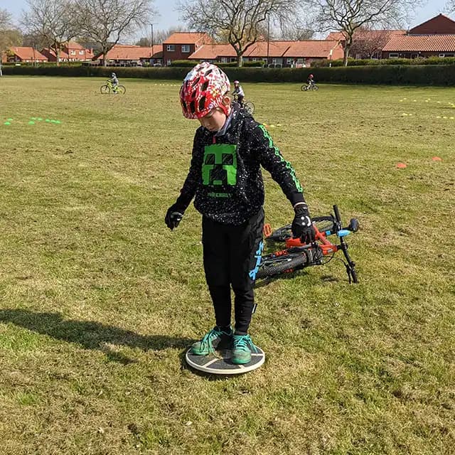 An action shot from a Go-Ride coaching session